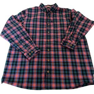 Duluth Men's XL Tall  Slim Fit Untucked Long Sleeve Button Down Plaid Shirt